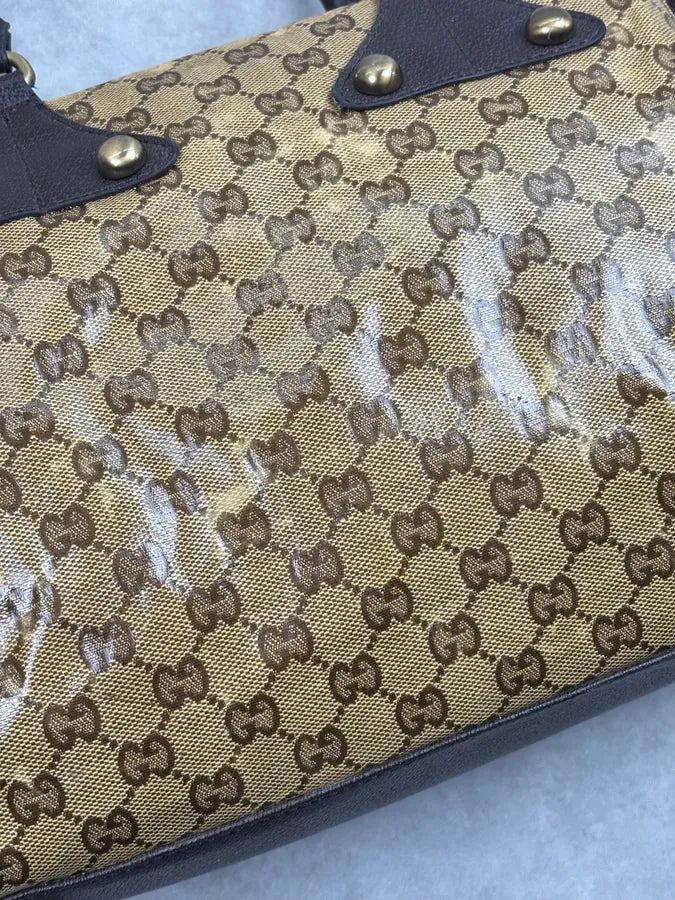 AW2008 Gucci Babouska Hysteria Monogram Beige Bag by Frida Giannini GhvtHLZ 18