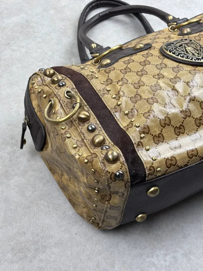 AW2008 Gucci Babouska Hysteria Monogram Beige Bag by Frida Giannini GhvtHLZ 6