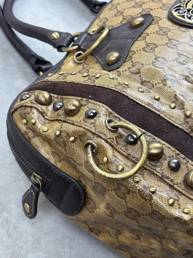 AW2008 Gucci Babouska Hysteria Monogram Beige Bag by Frida Giannini GhvtHLZ 8