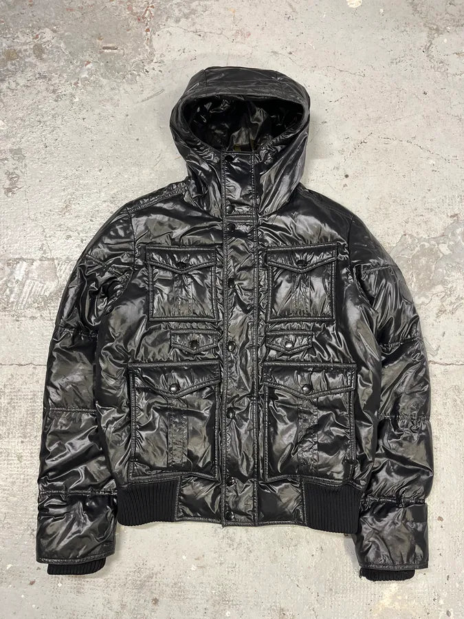 AW2008 Gucci Black Relaxed Puffer Jacket yKRDWYo 0