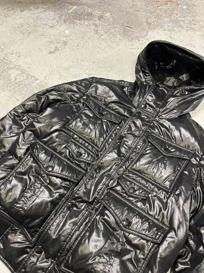AW2008 Gucci Black Relaxed Puffer Jacket yKRDWYo 6
