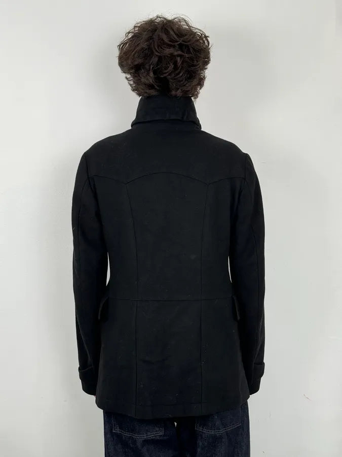 AW2008 Gucci Black Wool Buttoned Premium Jacket by Frida Giannini zwvGrOE 1