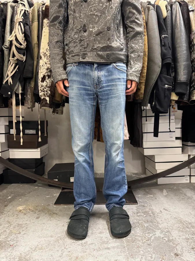 AW2008 Gucci Blue Slim Denim Jeans uTiCrMO 1