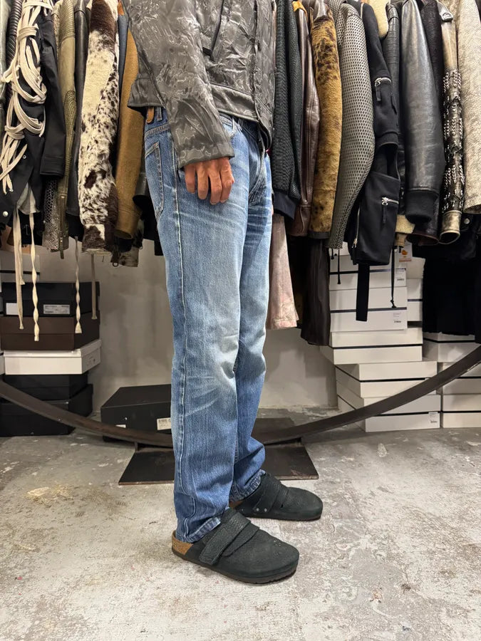 AW2008 Gucci Blue Slim Denim Jeans uTiCrMO 2