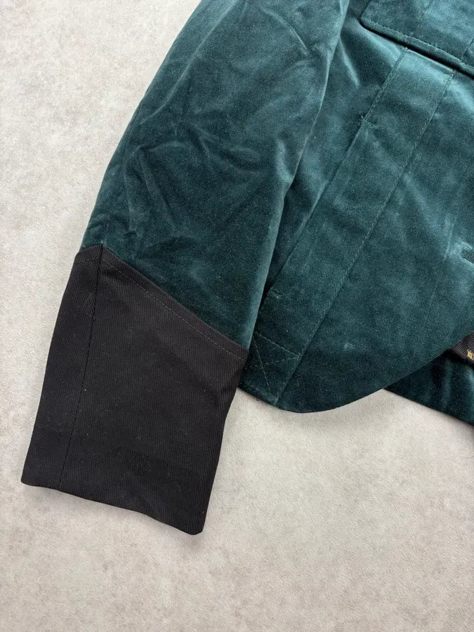 AW2008 Gucci Dark Green Velvet Blazer Jacket by Frida Giannini LXVfwpC 7