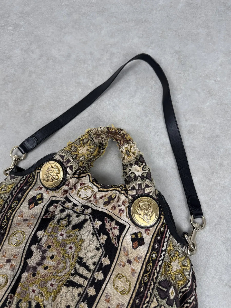 AW2008 Gucci Mozaic Araic Babouska Shoulder Bag by Frida Giannini oMrEDkz 10