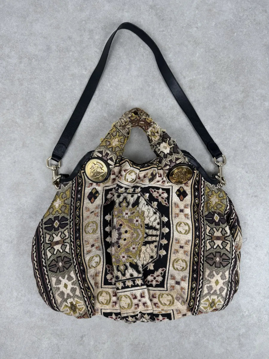 AW2008 Gucci Mozaic Araic Babouska Shoulder Bag by Frida Giannini oMrEDkz 12
