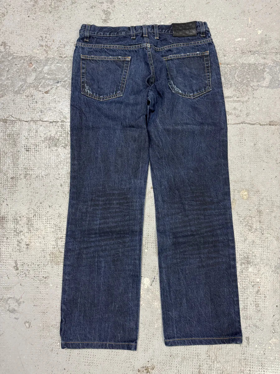 AW2008 Gucci Navy Brut Blue Regular Denim Jeans NiolIud 1