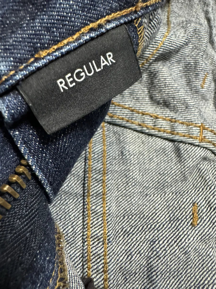 AW2008 Gucci Navy Brut Blue Regular Denim Jeans NiolIud 10