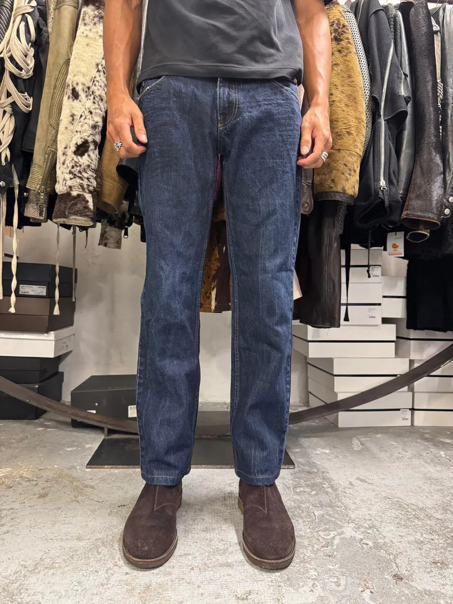 AW2008 Gucci Navy Brut Blue Regular Denim Jeans NiolIud 2