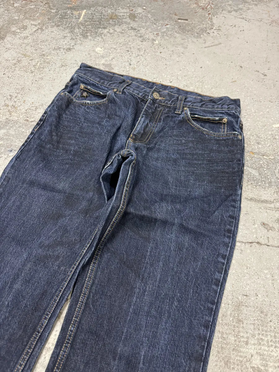 AW2008 Gucci Navy Brut Blue Regular Denim Jeans NiolIud 8