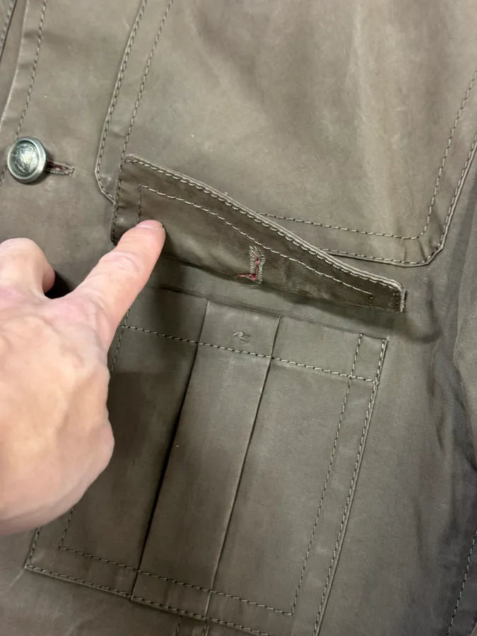 AW2008 Gucci Officer Beige Utility Cotton Jacket jqNjTMi 7