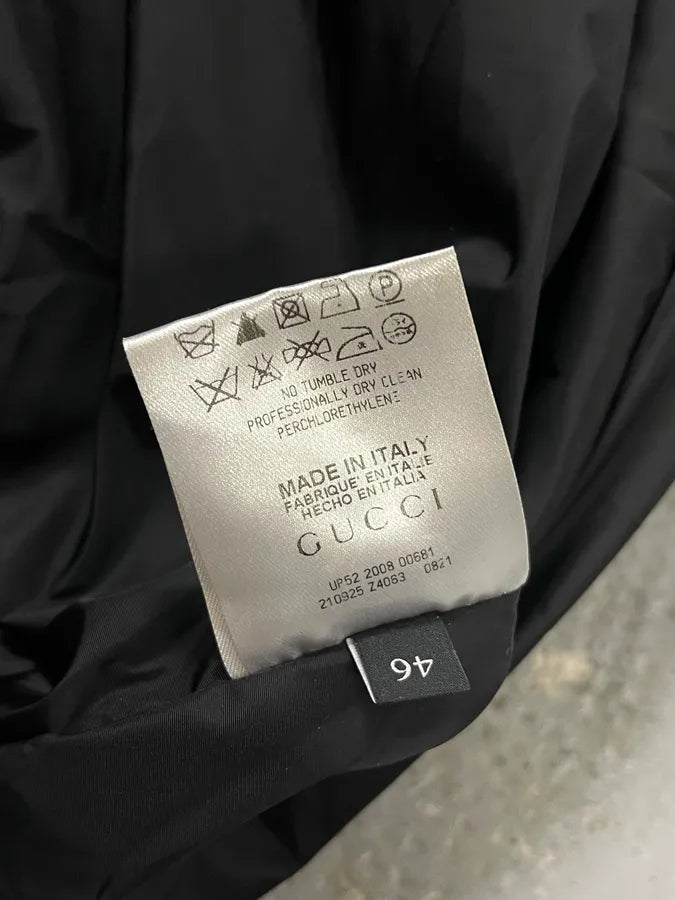 AW2008 Gucci Signature Black Bomber Jacket by Frida Giannini kEZuhEA 10