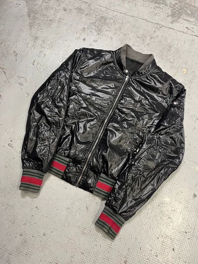 AW2008 Gucci Signature Black Bomber Jacket by Frida Giannini kEZuhEA 3