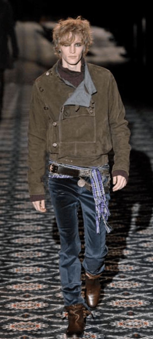 AW2008 Gucci Swedish Brown Grained Leather Jacket by Frida Giannini syEjcph 1