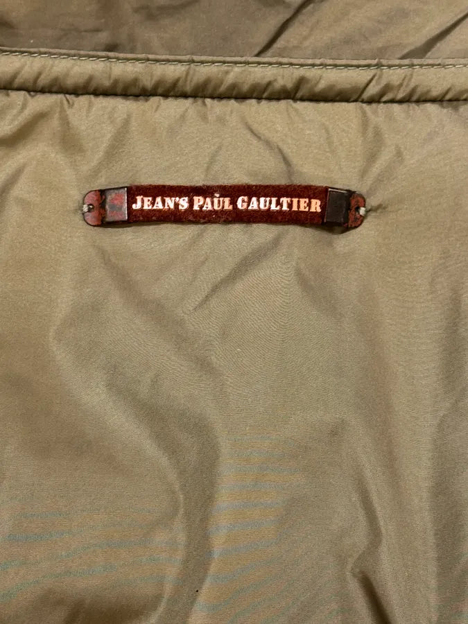 AW2008 Jean Paul Gaultier Olive Green Puffer Bomber Jacket WRYxWHK 7