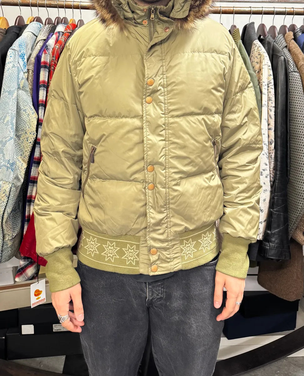 AW2008 Jean Paul Gaultier Olive Green Puffer Bomber Jacket WRYxWHK 1