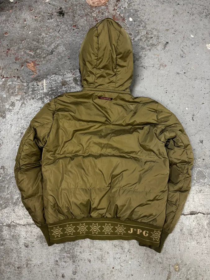 AW2008 Jean Paul Gaultier Olive Green Puffer Bomber Jacket WRYxWHK 3