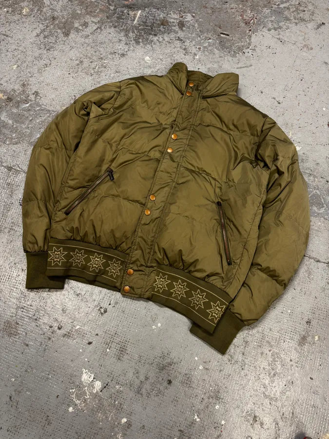 AW2008 Jean Paul Gaultier Olive Green Puffer Bomber Jacket WRYxWHK 2