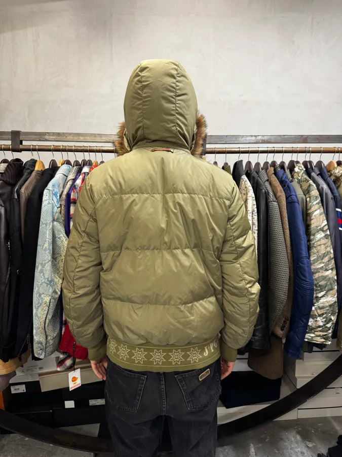 AW2008 Jean Paul Gaultier Olive Green Puffer Bomber Jacket WRYxWHK 4
