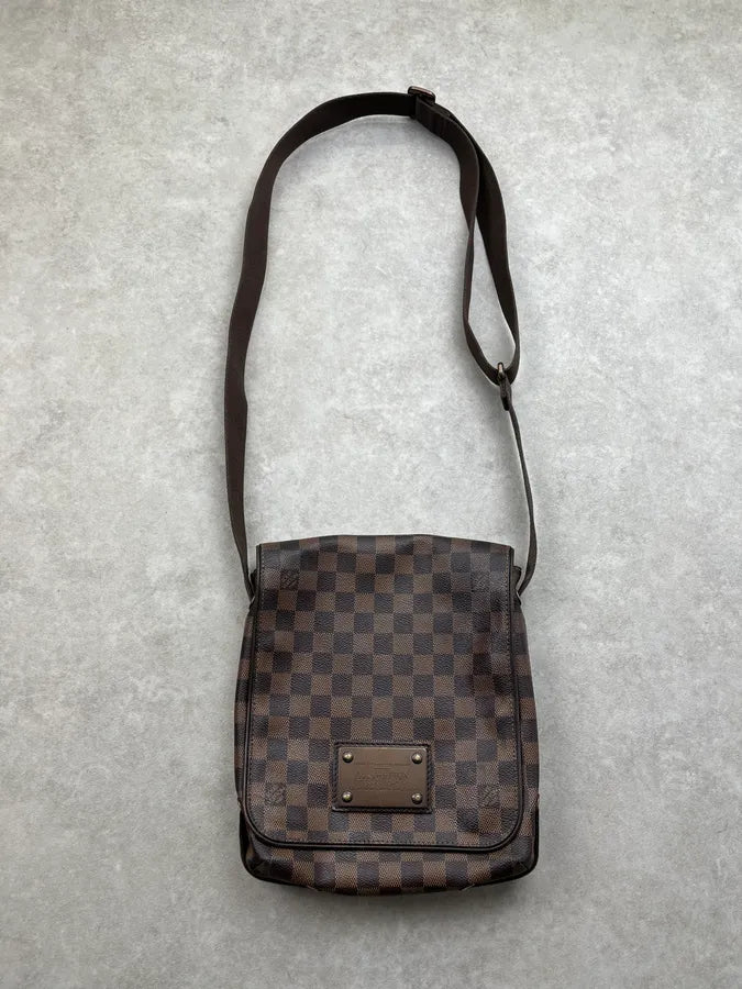 AW2008 Louis Vuitton Brooklyn Brown Monogram Leather Shoulder Bag STpoWdG 0