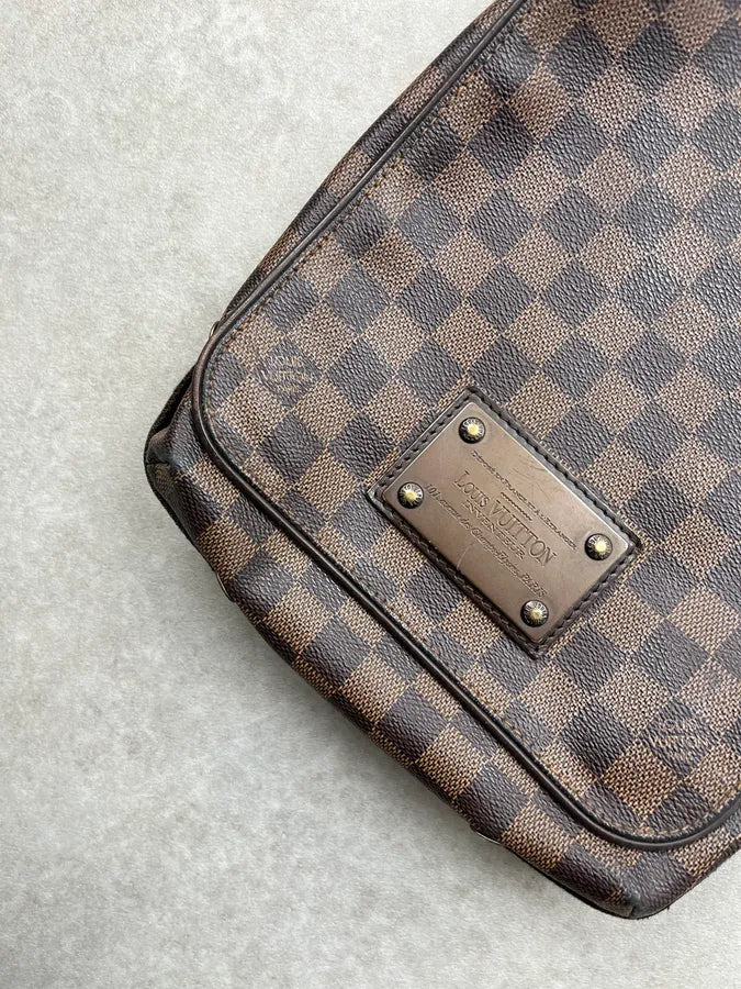 AW2008 Louis Vuitton Brooklyn Brown Monogram Leather Shoulder Bag STpoWdG 3