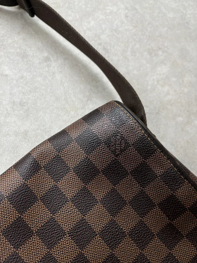 AW2008 Louis Vuitton Brooklyn Brown Monogram Leather Shoulder Bag STpoWdG 4