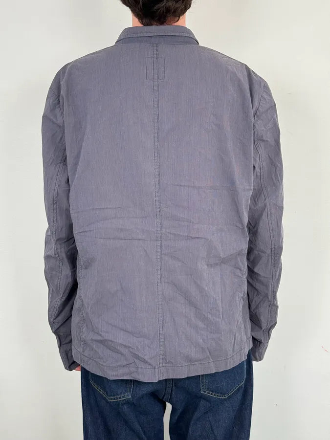 AW2008 Marithé + François Girbaud Navy Light Striped Classy Blazer Jacket GlnDtqF 2
