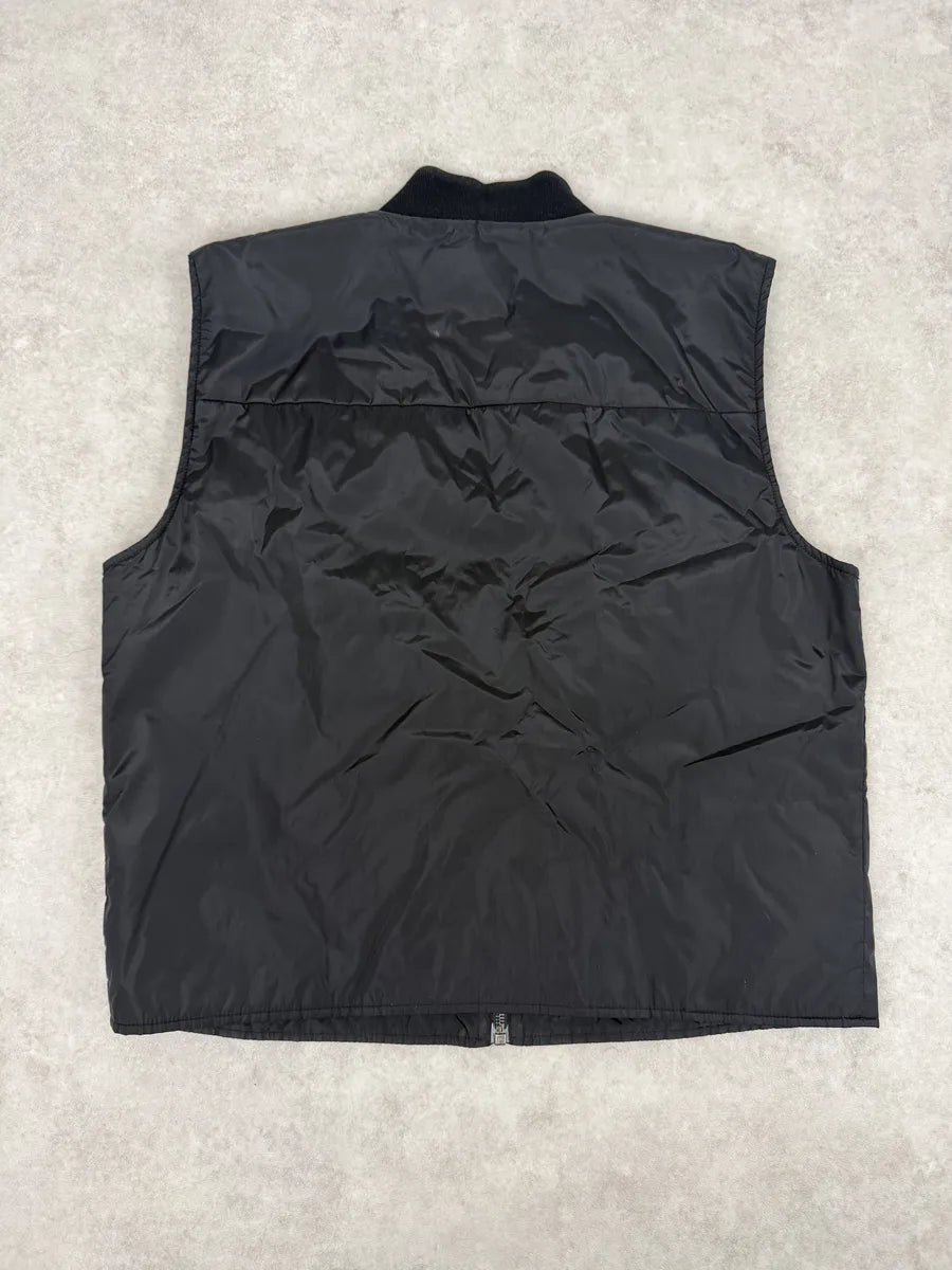 AW2008 Prada Black Nylon Light Vest Jacket bPGiupC 3