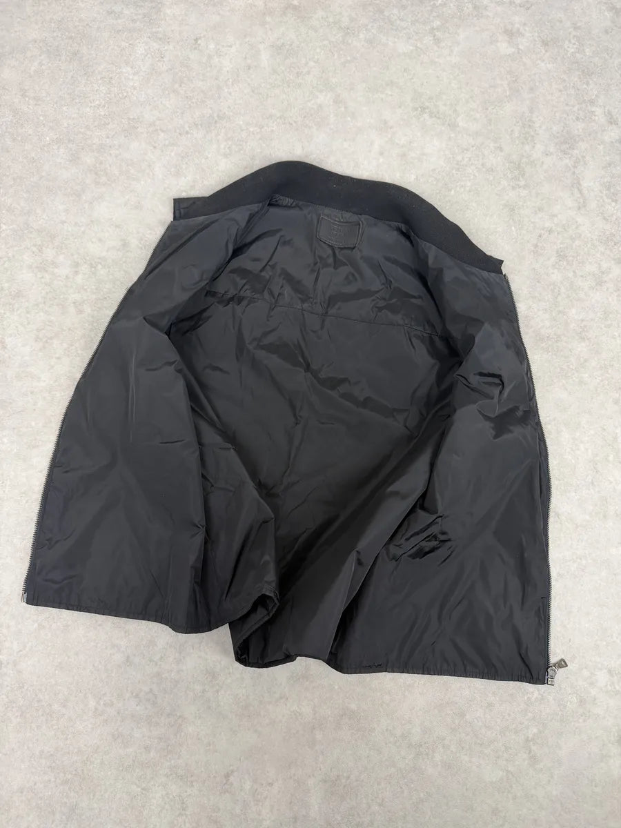AW2008 Prada Black Nylon Light Vest Jacket bPGiupC 4