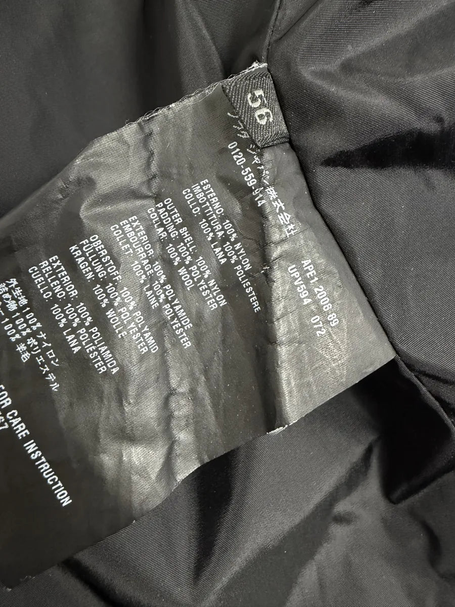 AW2008 Prada Black Nylon Light Vest Jacket bPGiupC 5