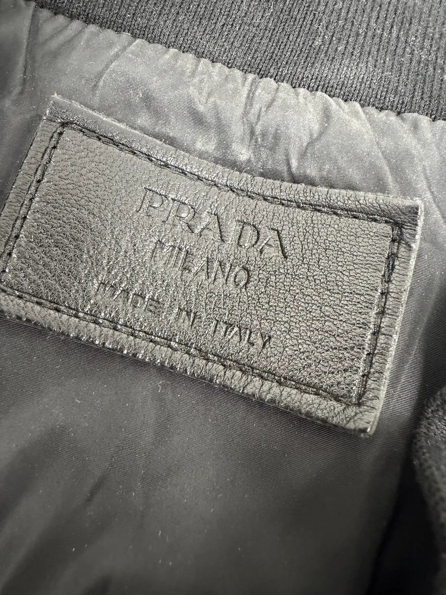 AW2008 Prada Black Nylon Light Vest Jacket bPGiupC 8