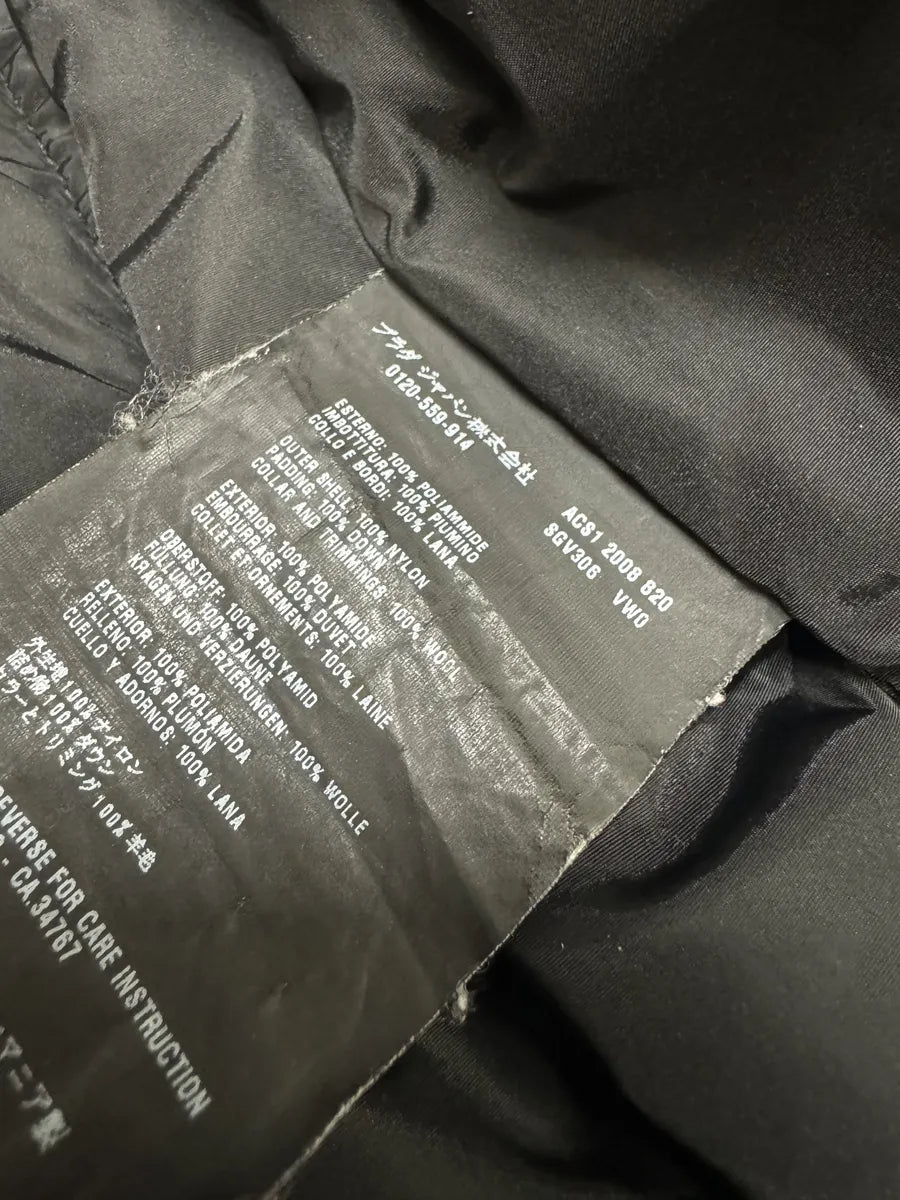 AW2008 Prada Black Nylon Utility Bomber Jacket (M/L) 12