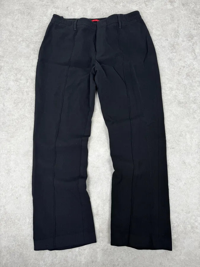 AW2008 Prada Black Sleek Pants mHnWHtW 0
