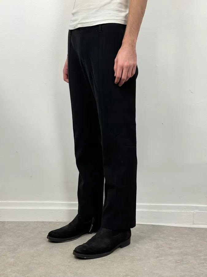 AW2008 Prada Black Sleek Pants mHnWHtW 2