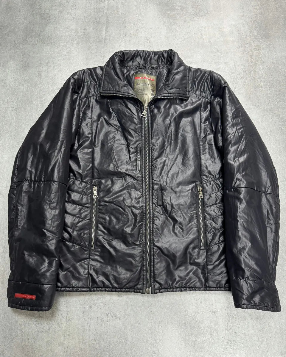 AW2008 Prada Black Sport Puffer Jacket VofvdXf 0