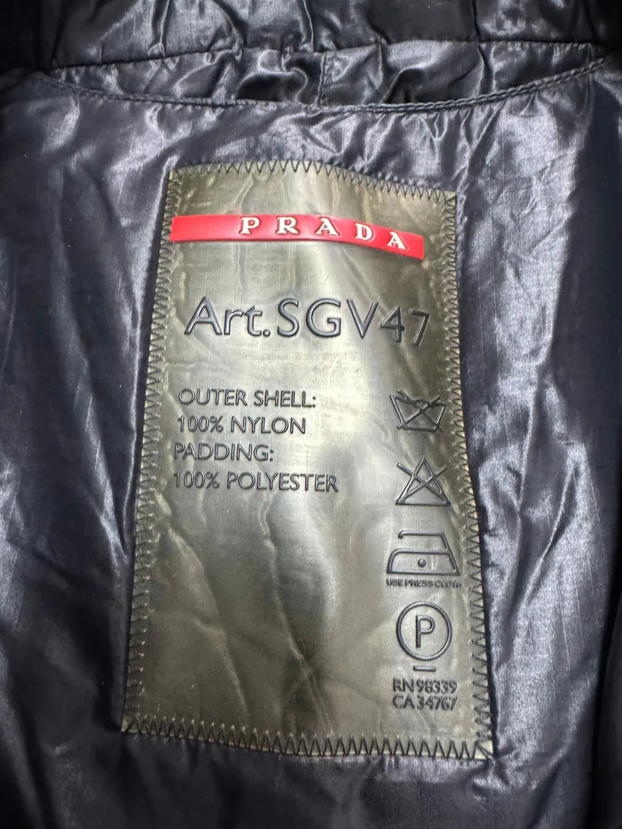 AW2008 Prada Black Sport Puffer Jacket VofvdXf 8