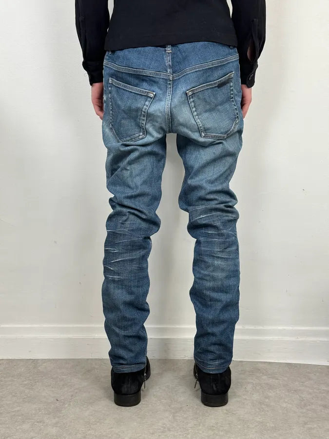 AW2008 Prada Blue Faded Tight Fit Denim Jeans iMLfFLX 3