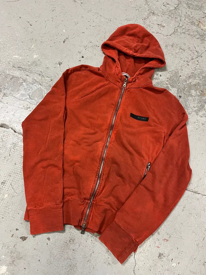 AW2008 Prada Faded Orange Vitamina Sweater PVGnblZ 3