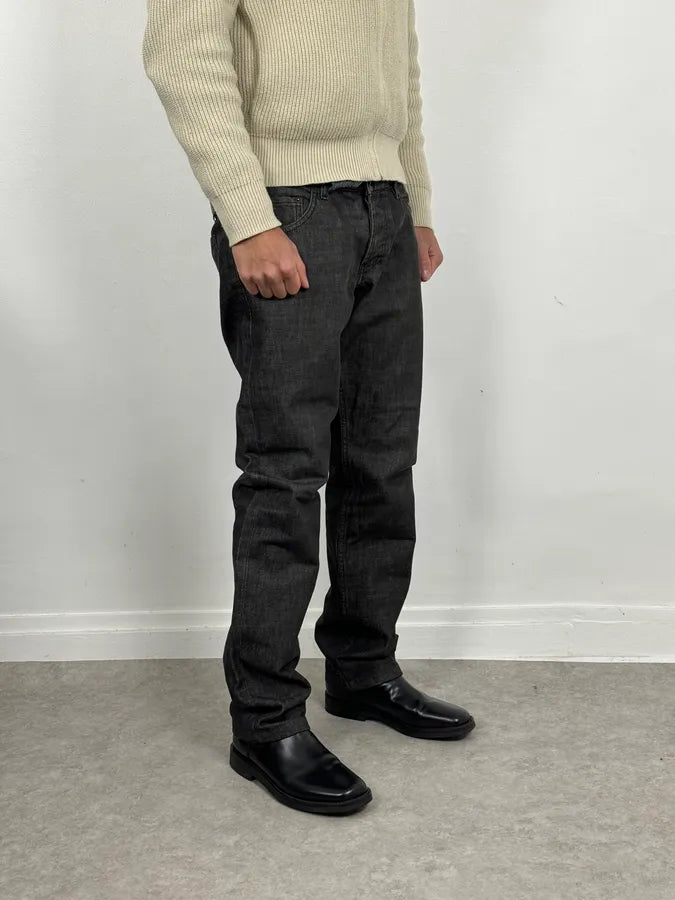AW2008 Prada Grey Denim Straight Jeans DzyElTQ 2