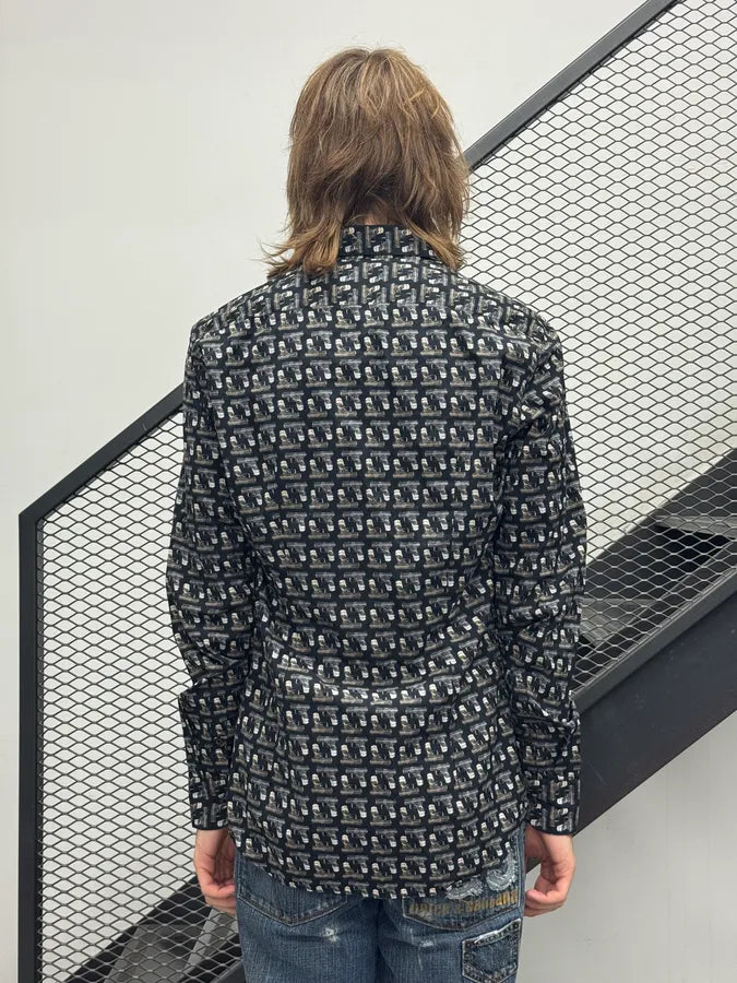 AW2008 Prada Gun Mafia Black Shirt nCVkSue 2