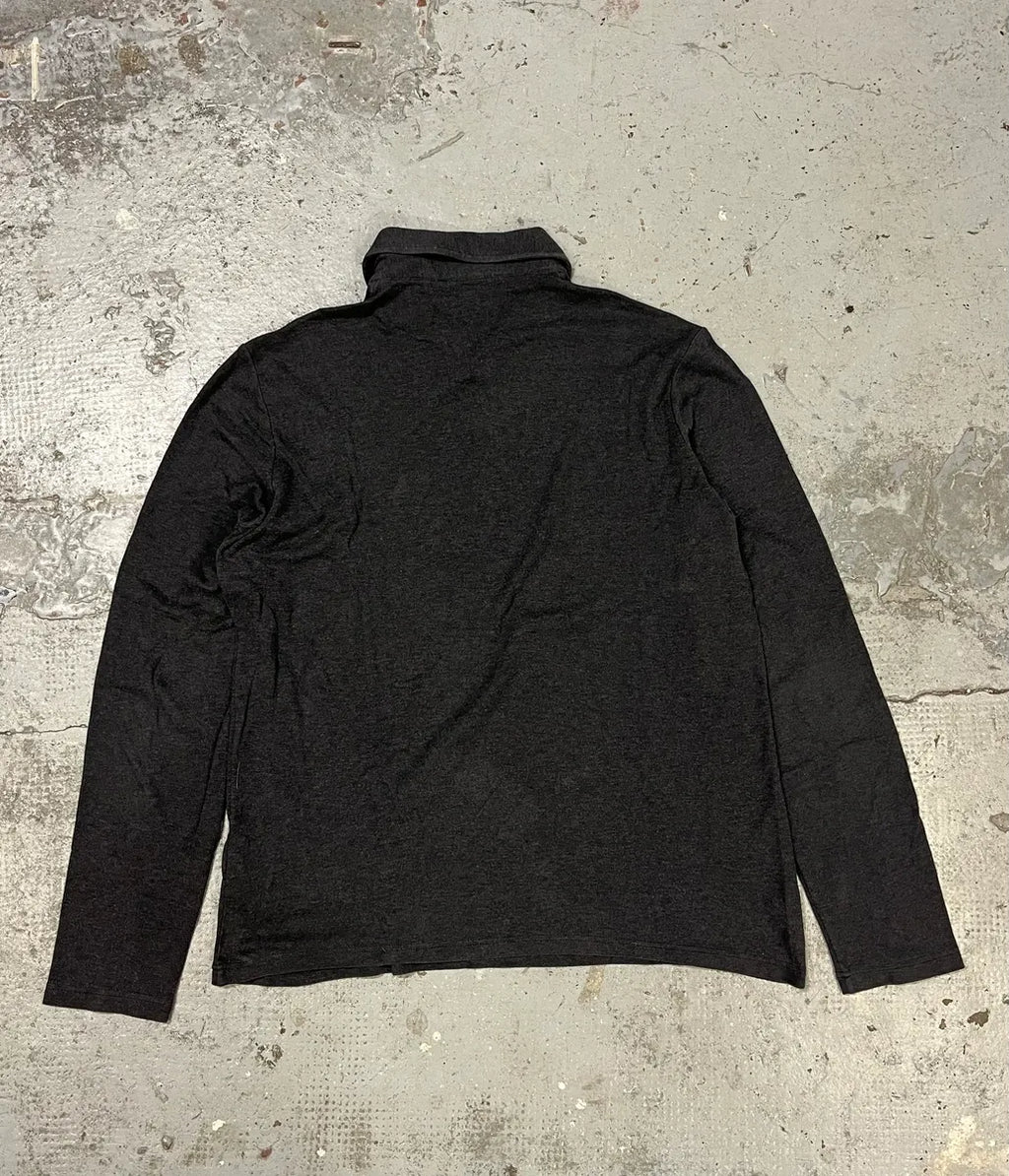 AW2008 Prada Linea Rossa Grey Polo Shirt BKmNCBE 3