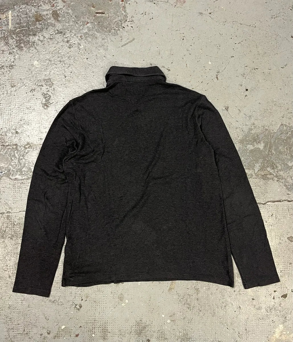 AW2008 Prada Linea Rossa Grey Polo Shirt BKmNCBE 3