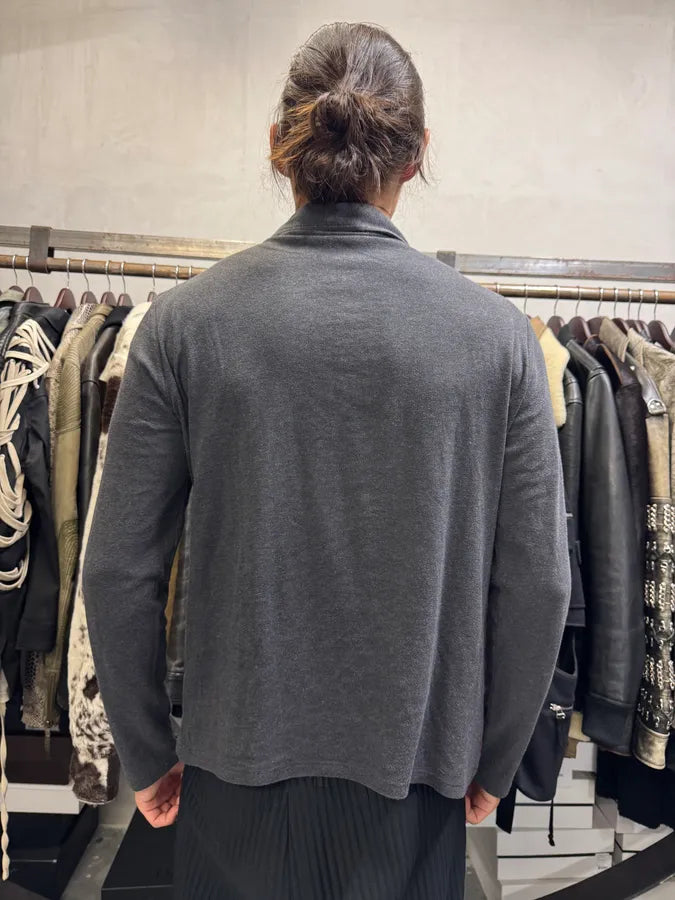 AW2008 Prada Linea Rossa Grey Polo Shirt BKmNCBE 2