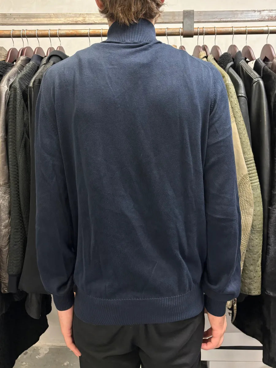 AW2008 Prada Navy Zip-up Sweater WroYPOv 2