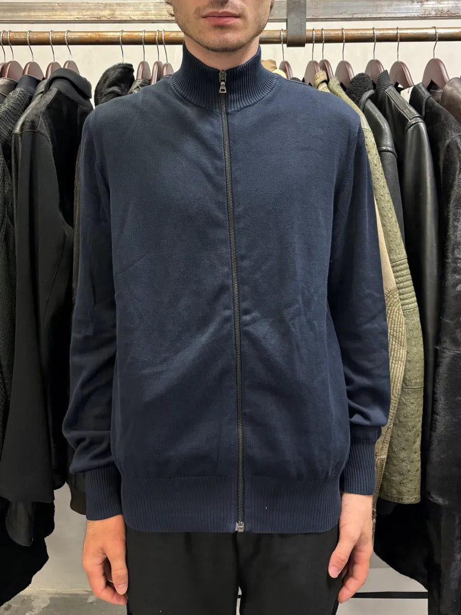 AW2008 Prada Navy Zip-up Sweater WroYPOv 1
