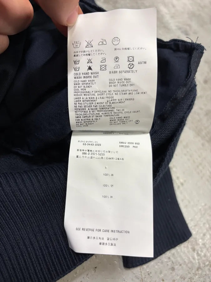 AW2008 Prada Navy Zip-up Sweater WroYPOv 9