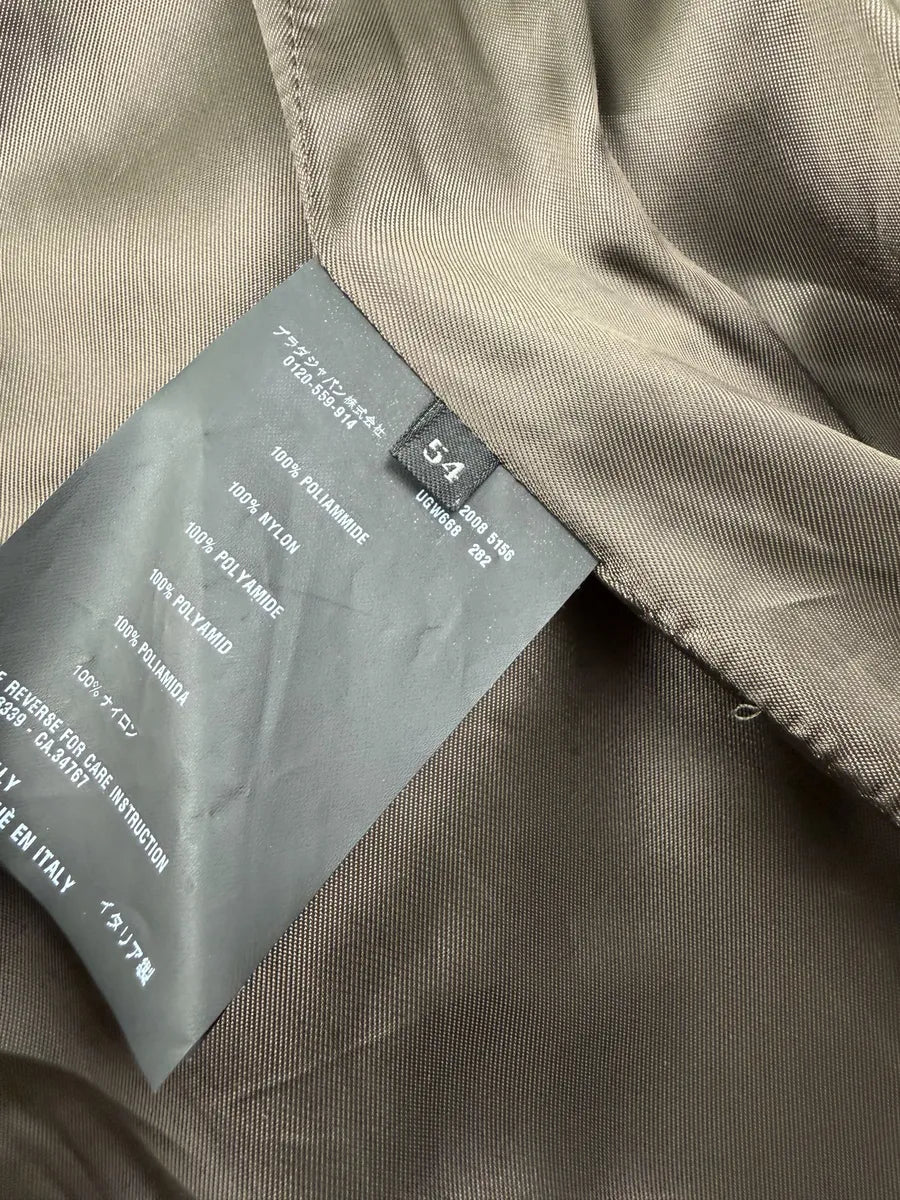 AW2008 Prada Olive Green Military Nylon Jacket ROYgMHE 5