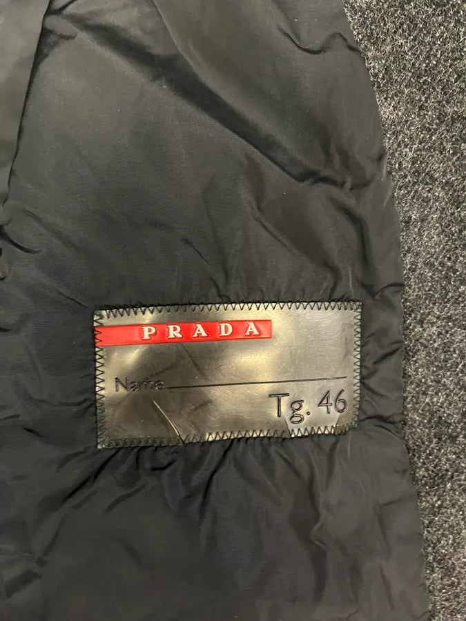 AW2008 Prada Wool Grey Scratch Jacket umnAYvZ 8