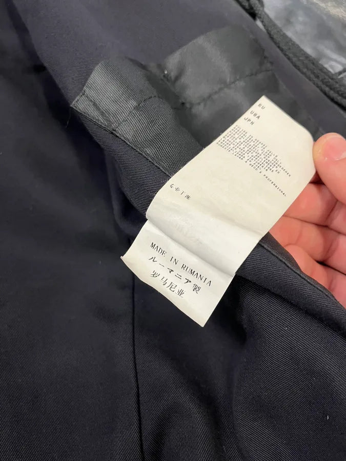 AW2008 Stone Island Green Patina Leather Eroded Green Officer Jacket fKcYXIc 11